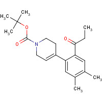 938449-94-6 tert-butyl 4-(4,5-dimethyl-2-propanoylphenyl)-3,6-dihydro-2H-pyridine-1-carboxylate chemical structure