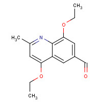 1360914-66-4 4,8-diethoxy-2-methylquinoline-6-carbaldehyde chemical structure