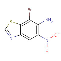 196205-21-7 7-bromo-5-nitro-1,3-benzothiazol-6-amine chemical structure