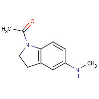 1224684-91-6 1-[5-(methylamino)-2,3-dihydroindol-1-yl]ethanone chemical structure