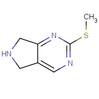 916059-20-6 2-methylsulfanyl-6,7-dihydro-5H-pyrrolo[3,4-d]pyrimidine chemical structure