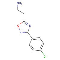 885953-67-3 2-[3-(4-chlorophenyl)-1,2,4-oxadiazol-5-yl]ethanamine chemical structure
