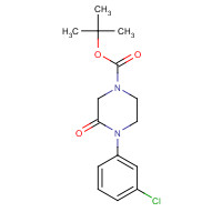 183500-69-8 tert-butyl 4-(3-chlorophenyl)-3-oxopiperazine-1-carboxylate chemical structure