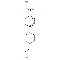 1035270-84-8 methyl 4-[4-(2-hydroxyethyl)piperazin-1-yl]benzoate chemical structure
