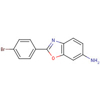 69657-65-4 2-(4-bromophenyl)-1,3-benzoxazol-6-amine chemical structure