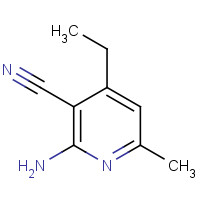 93953-34-5 2-amino-4-ethyl-6-methylpyridine-3-carbonitrile chemical structure