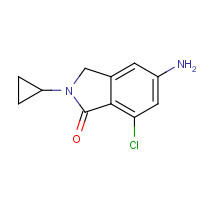 1356003-40-1 5-amino-7-chloro-2-cyclopropyl-3H-isoindol-1-one chemical structure