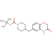 420786-32-9 tert-butyl 4-[(3-oxo-4H-1,4-benzoxazin-6-yl)methyl]piperidine-1-carboxylate chemical structure