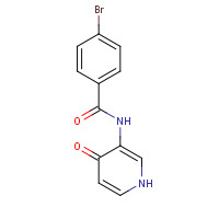 934331-03-0 4-bromo-N-(4-oxo-1H-pyridin-3-yl)benzamide chemical structure