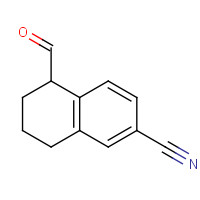 1374357-65-9 5-formyl-5,6,7,8-tetrahydronaphthalene-2-carbonitrile chemical structure