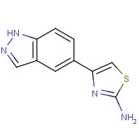1093302-89-6 4-(1H-indazol-5-yl)-1,3-thiazol-2-amine chemical structure