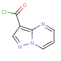 937602-40-9 pyrazolo[1,5-a]pyrimidine-3-carbonyl chloride chemical structure