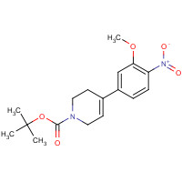 1233145-65-7 tert-butyl 4-(3-methoxy-4-nitrophenyl)-3,6-dihydro-2H-pyridine-1-carboxylate chemical structure