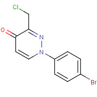 1314388-97-0 1-(4-bromophenyl)-3-(chloromethyl)pyridazin-4-one chemical structure