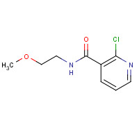 547706-95-6 2-chloro-N-(2-methoxyethyl)pyridine-3-carboxamide chemical structure