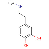 501-15-5 4-[2-(methylamino)ethyl]benzene-1,2-diol chemical structure