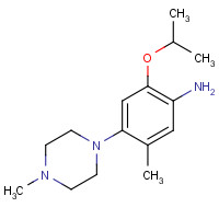 1462950-86-2 5-methyl-4-(4-methylpiperazin-1-yl)-2-propan-2-yloxyaniline chemical structure