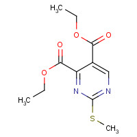 149771-08-4 diethyl 2-methylsulfanylpyrimidine-4,5-dicarboxylate chemical structure