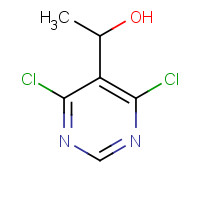 60025-05-0 1-(4,6-dichloropyrimidin-5-yl)ethanol chemical structure