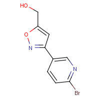 1199773-76-6 [3-(6-bromopyridin-3-yl)-1,2-oxazol-5-yl]methanol chemical structure