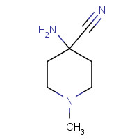 123194-00-3 4-amino-1-methylpiperidine-4-carbonitrile chemical structure