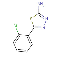 828-81-9 5-(2-chlorophenyl)-1,3,4-thiadiazol-2-amine chemical structure