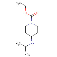 104605-11-0 ethyl 4-(propan-2-ylamino)piperidine-1-carboxylate chemical structure