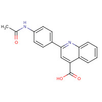 298187-85-6 2-(4-acetamidophenyl)quinoline-4-carboxylic acid chemical structure
