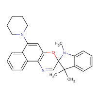 114747-45-4 1',3',3'-trimethyl-6-piperidin-1-ylspiro[benzo[f][1,4]benzoxazine-3,2'-indole] chemical structure