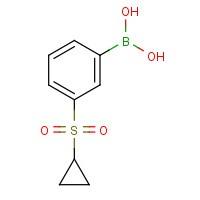 1020204-12-9 (3-cyclopropylsulfonylphenyl)boronic acid chemical structure