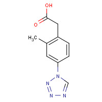 1374573-70-2 2-[2-methyl-4-(tetrazol-1-yl)phenyl]acetic acid chemical structure