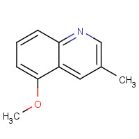 137595-48-3 5-methoxy-3-methylquinoline chemical structure
