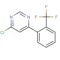770726-86-8 4-chloro-6-[2-(trifluoromethyl)phenyl]pyrimidine chemical structure