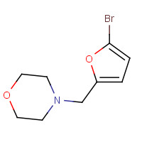 71897-83-1 4-[(5-bromofuran-2-yl)methyl]morpholine chemical structure
