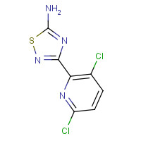 1179359-93-3 3-(3,6-dichloropyridin-2-yl)-1,2,4-thiadiazol-5-amine chemical structure