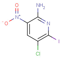 1394373-21-7 5-chloro-6-iodo-3-nitropyridin-2-amine chemical structure
