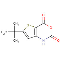 216574-72-0 6-tert-butyl-1H-thieno[3,2-d][1,3]oxazine-2,4-dione chemical structure