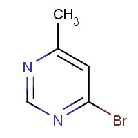 69543-98-2 4-bromo-6-methylpyrimidine chemical structure