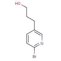 656827-76-8 3-(6-bromopyridin-3-yl)propan-1-ol chemical structure