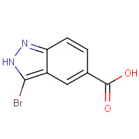 885521-49-3 3-bromo-2H-indazole-5-carboxylic acid chemical structure