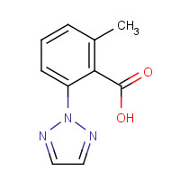 1293284-56-6 2-methyl-6-(triazol-2-yl)benzoic acid chemical structure