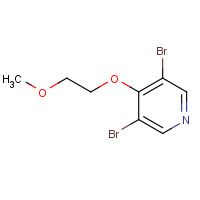1357094-95-1 3,5-dibromo-4-(2-methoxyethoxy)pyridine chemical structure