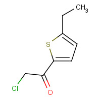 72612-03-4 2-chloro-1-(5-ethylthiophen-2-yl)ethanone chemical structure