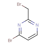 1093880-92-2 4-bromo-2-(bromomethyl)pyrimidine chemical structure