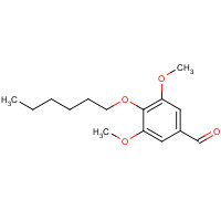 165685-74-5 4-hexoxy-3,5-dimethoxybenzaldehyde chemical structure