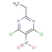 6237-95-2 4,6-dichloro-2-ethyl-5-nitropyrimidine chemical structure