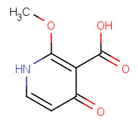 1060806-85-0 2-methoxy-4-oxo-1H-pyridine-3-carboxylic acid chemical structure