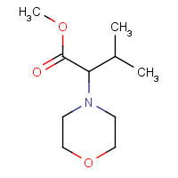 1087613-51-1 methyl 3-methyl-2-morpholin-4-ylbutanoate chemical structure