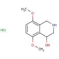 102073-77-8 5,8-dimethoxy-1,2,3,4-tetrahydroisoquinolin-4-ol;hydrochloride chemical structure