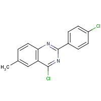 885277-69-0 4-chloro-2-(4-chlorophenyl)-6-methylquinazoline chemical structure